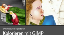 Verleiht Statuen & Skulpturen, Comics und Strichzeichnungen bei unseren Wettbewerben  neues Leben indem ihr Farbe ins Spiel bringt!